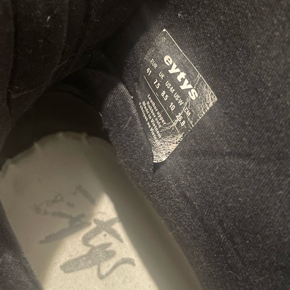 Eytys leather platform boots - Picture 6 of 6